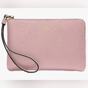 COACH Corner Zip Wristlet
